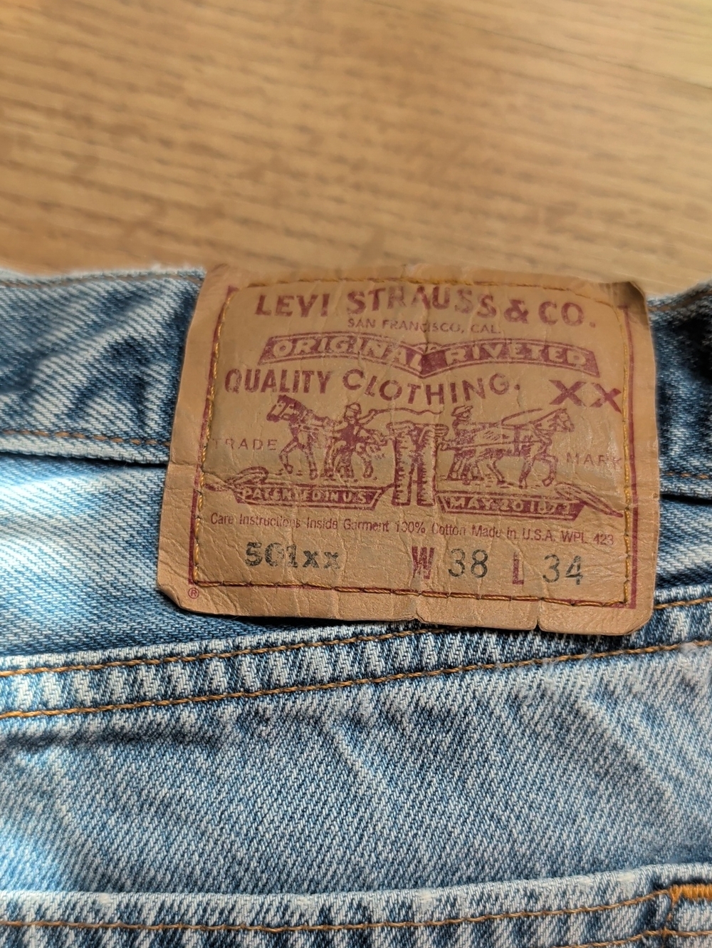 Levis 501xx 38x34 - Picture 2 of 8
